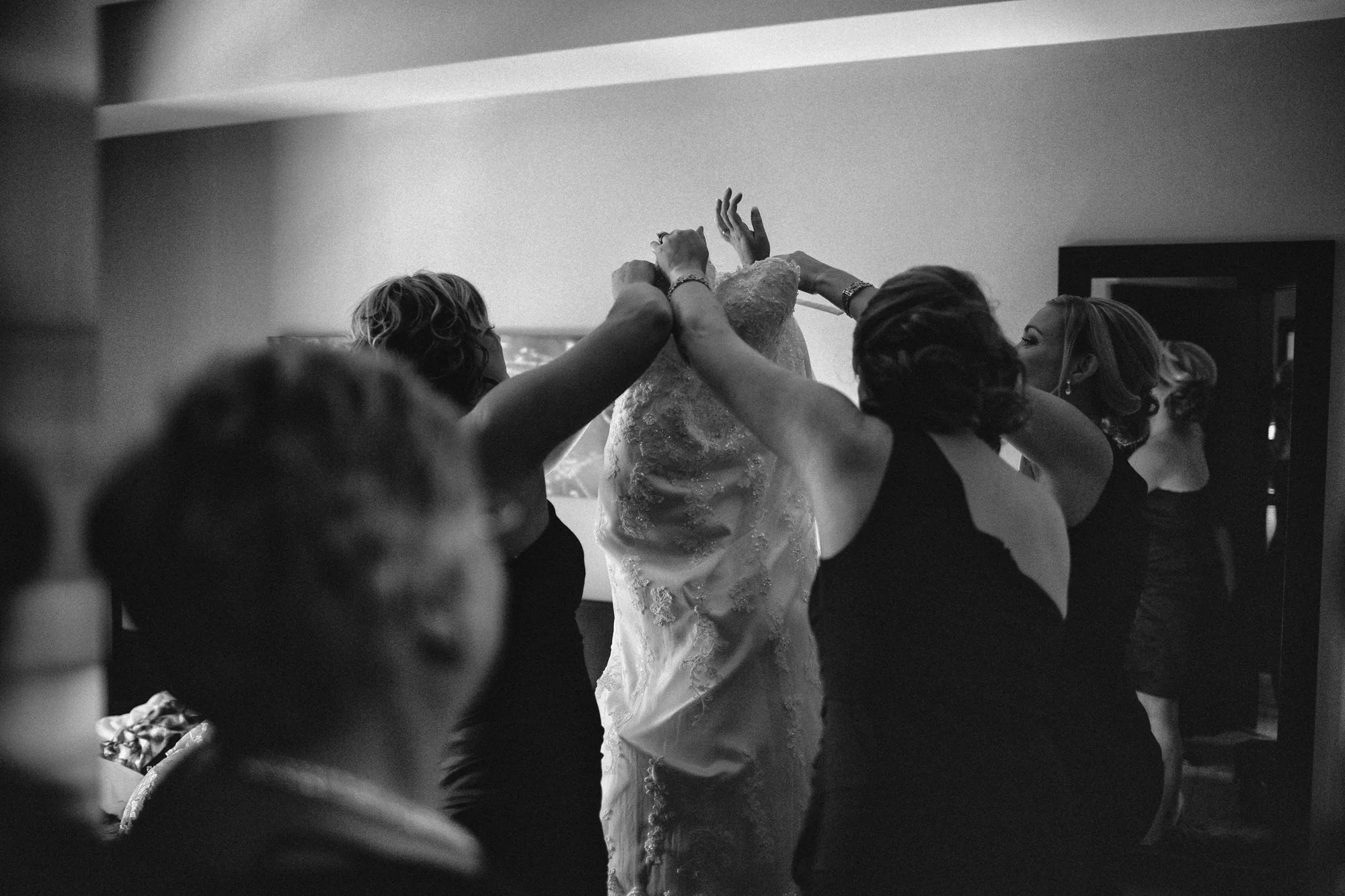 Candid Alberta wedding photography image 16