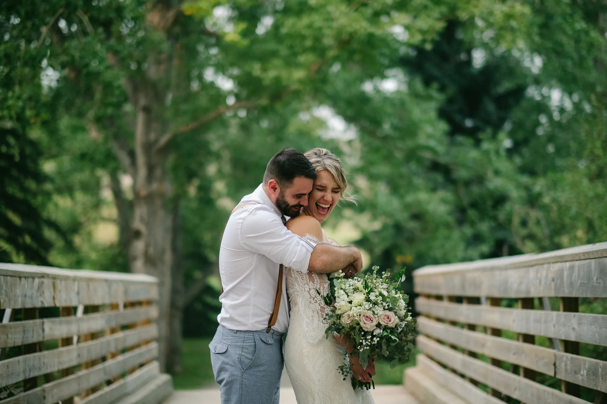 Candid Alberta wedding photography image 57