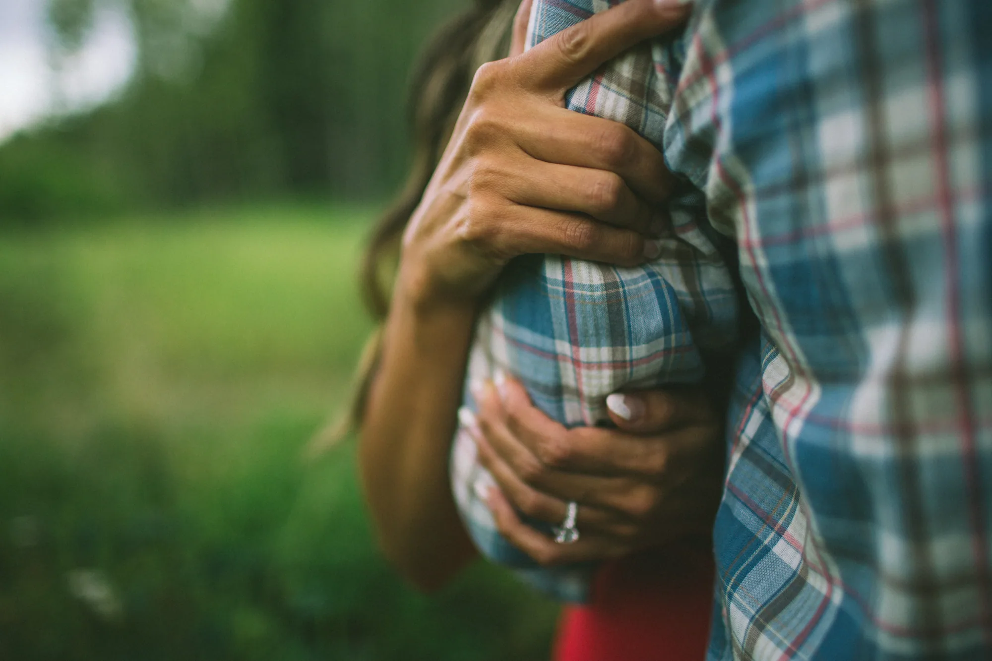 Candid Alberta engagement photography image 14