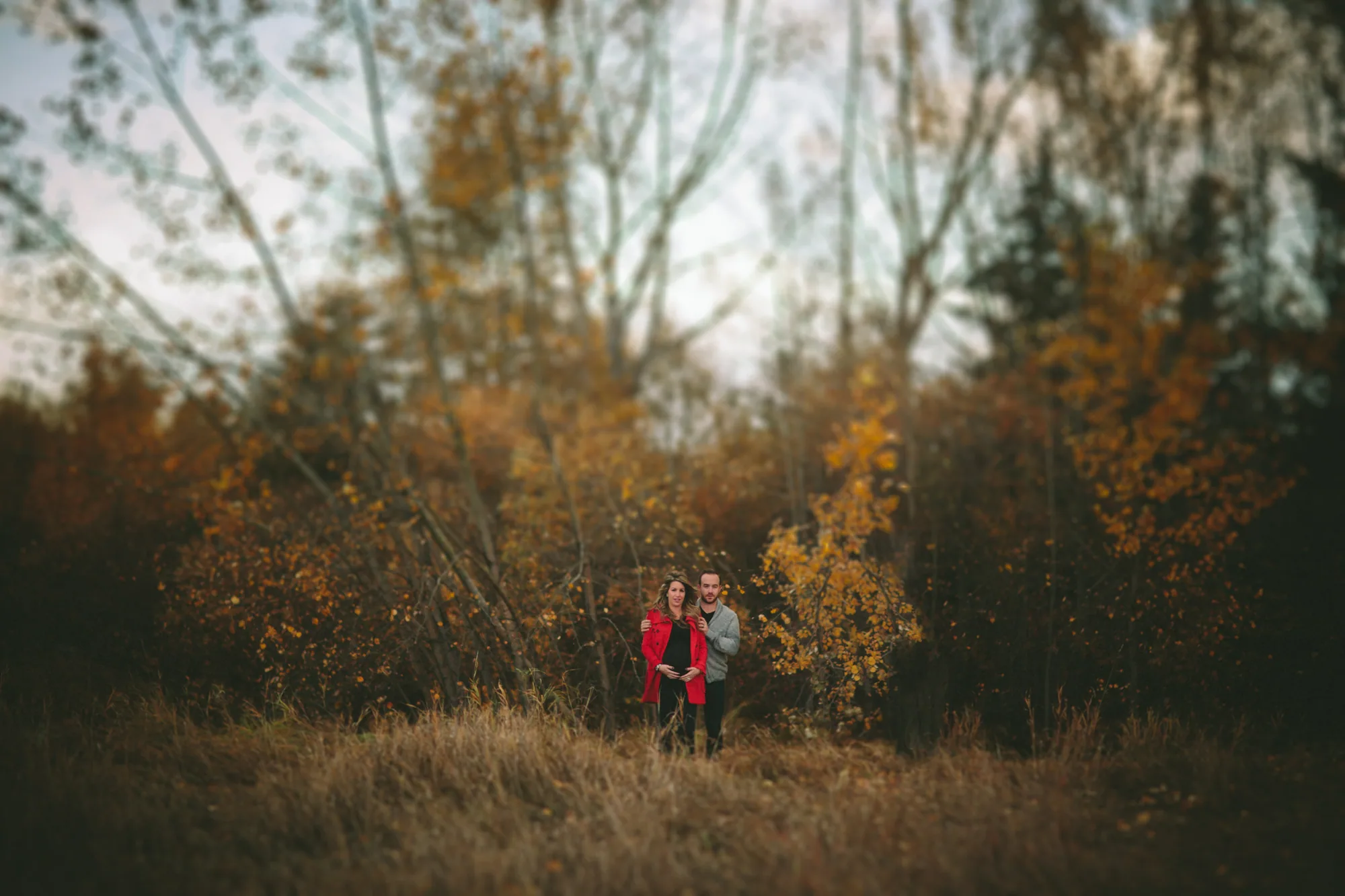 Candid Alberta engagement photography image 17