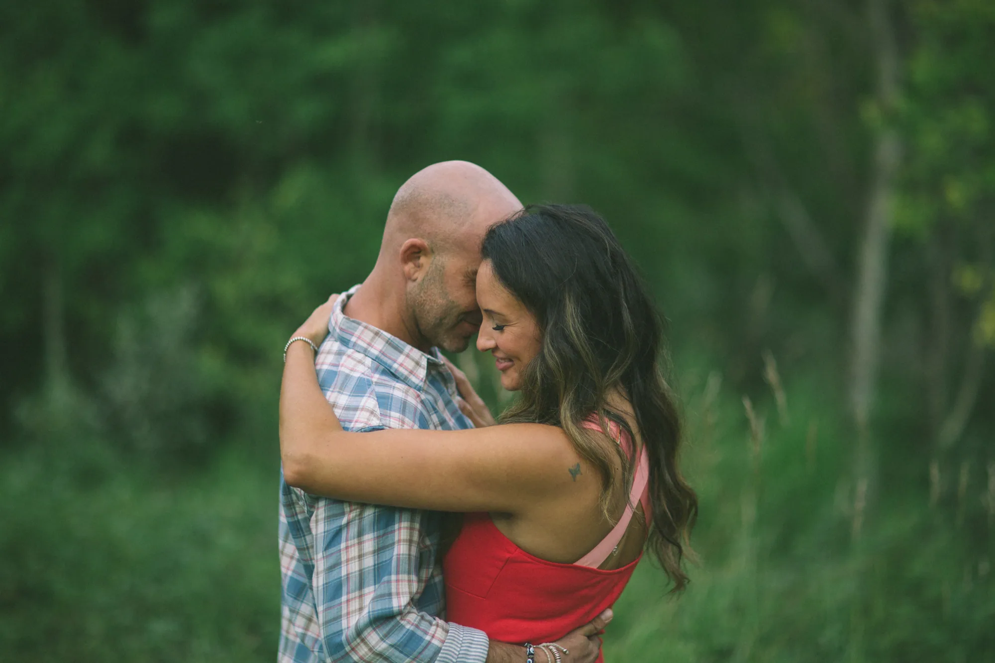 Candid Alberta engagement photography image 21