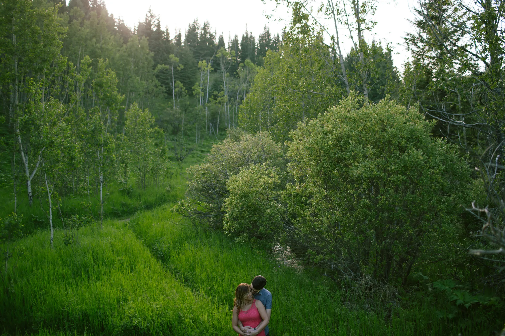 Candid Alberta engagement photography image 26