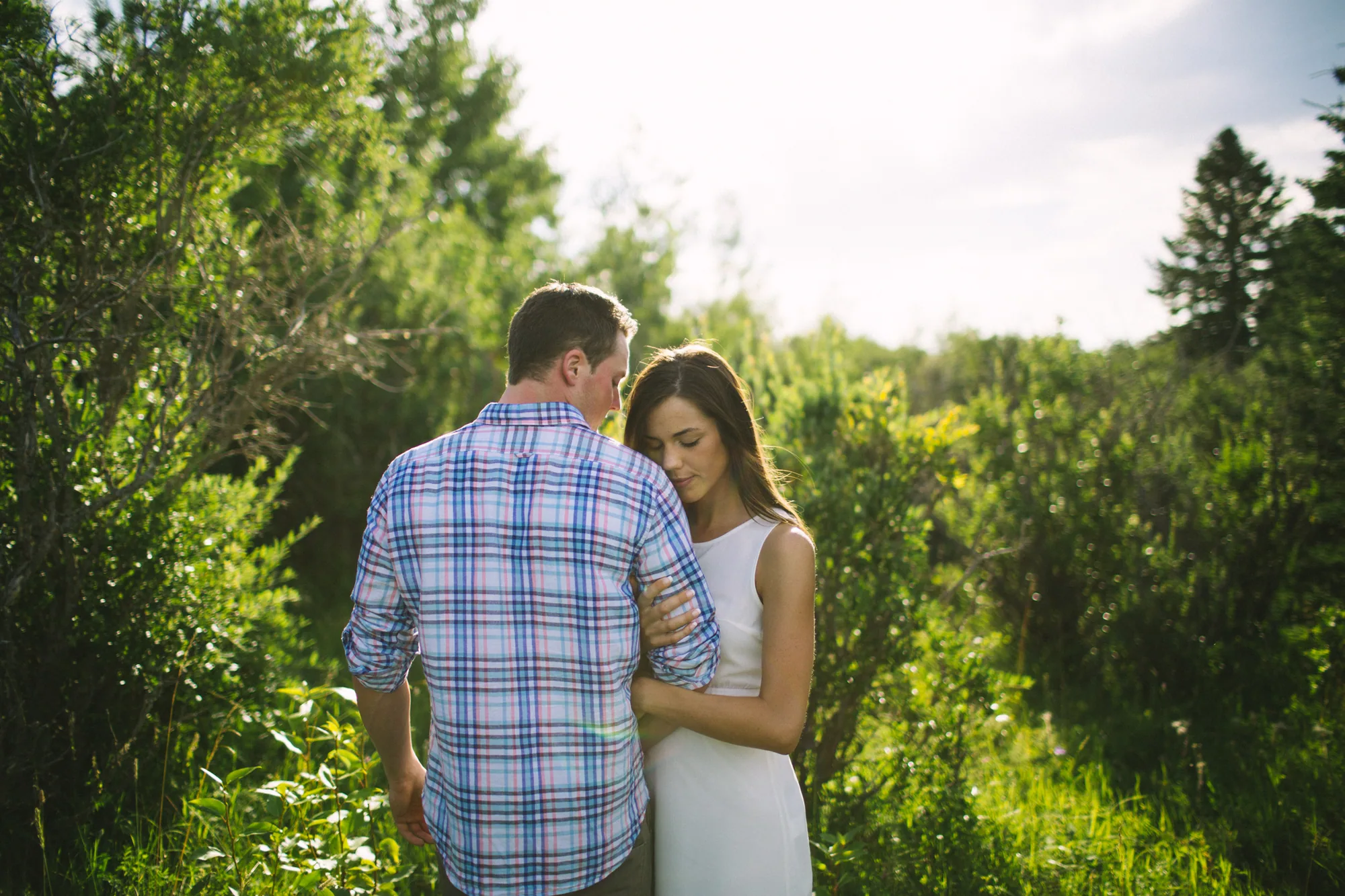 Candid Alberta engagement photography image 30