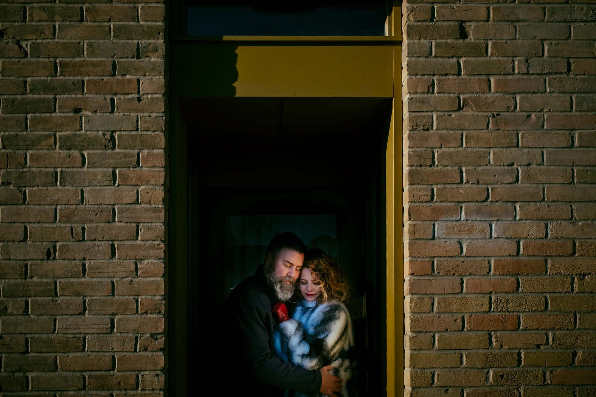 Candid Alberta engagement photography image 33