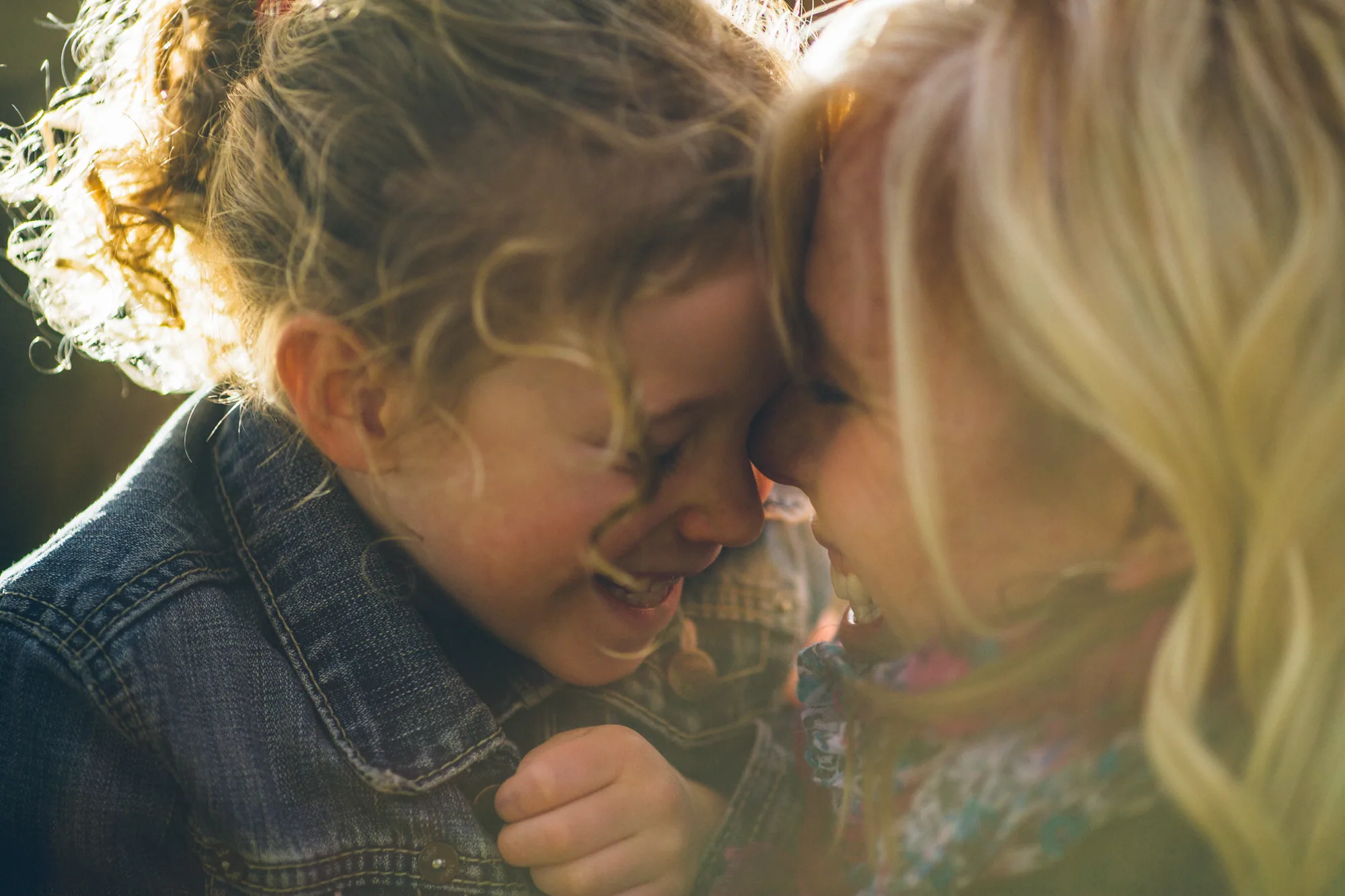 Quiet family photograph during an Alberta lifestyle session