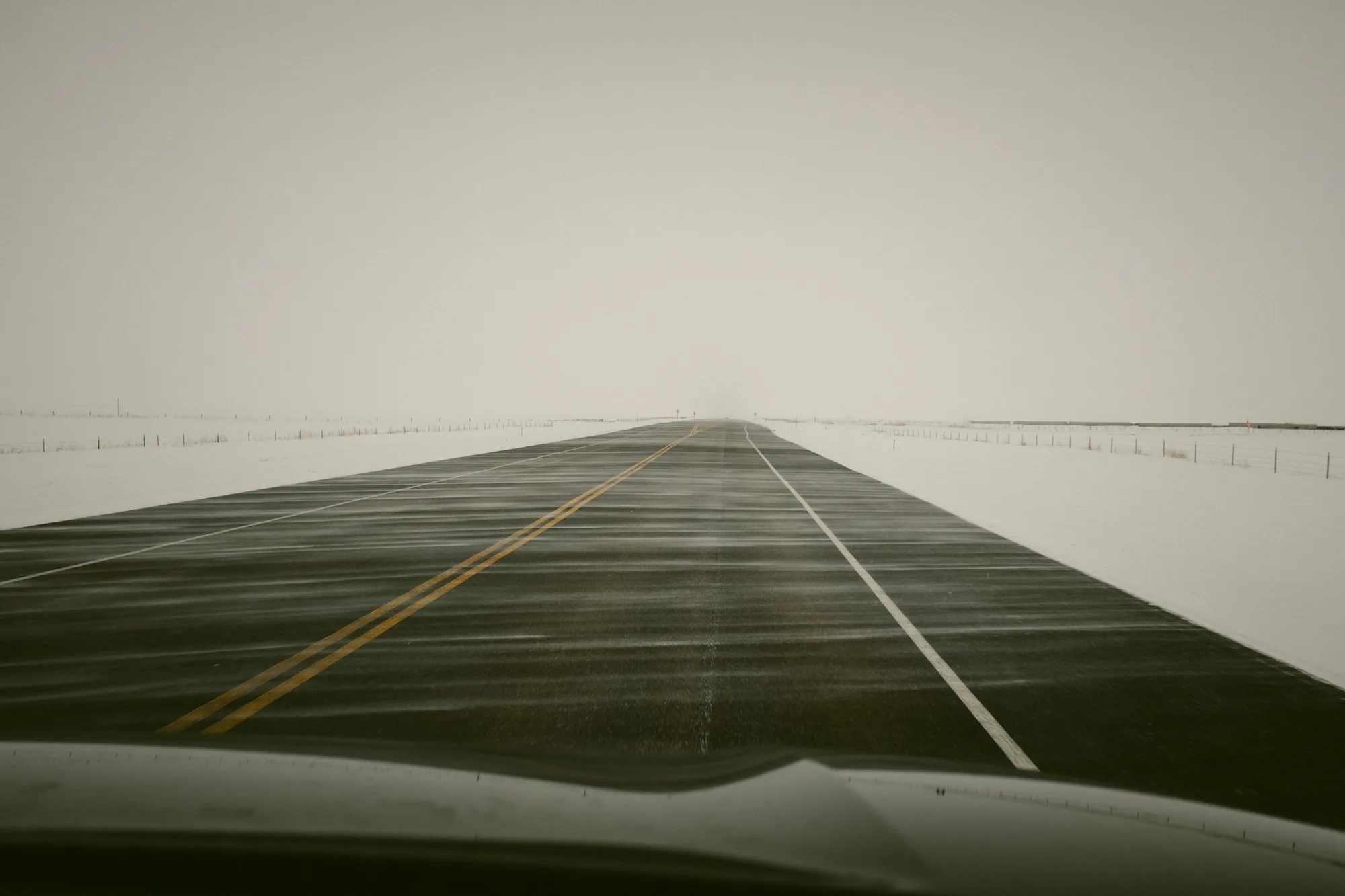 Foggy Alberta road from Rick Dang personal photography work